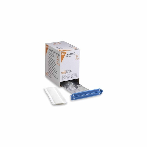 3M Scotchcast Padded Splint Roll 2 Inch X 15 Foot Felt / Fiberglass White, 2PK 74002Q - main